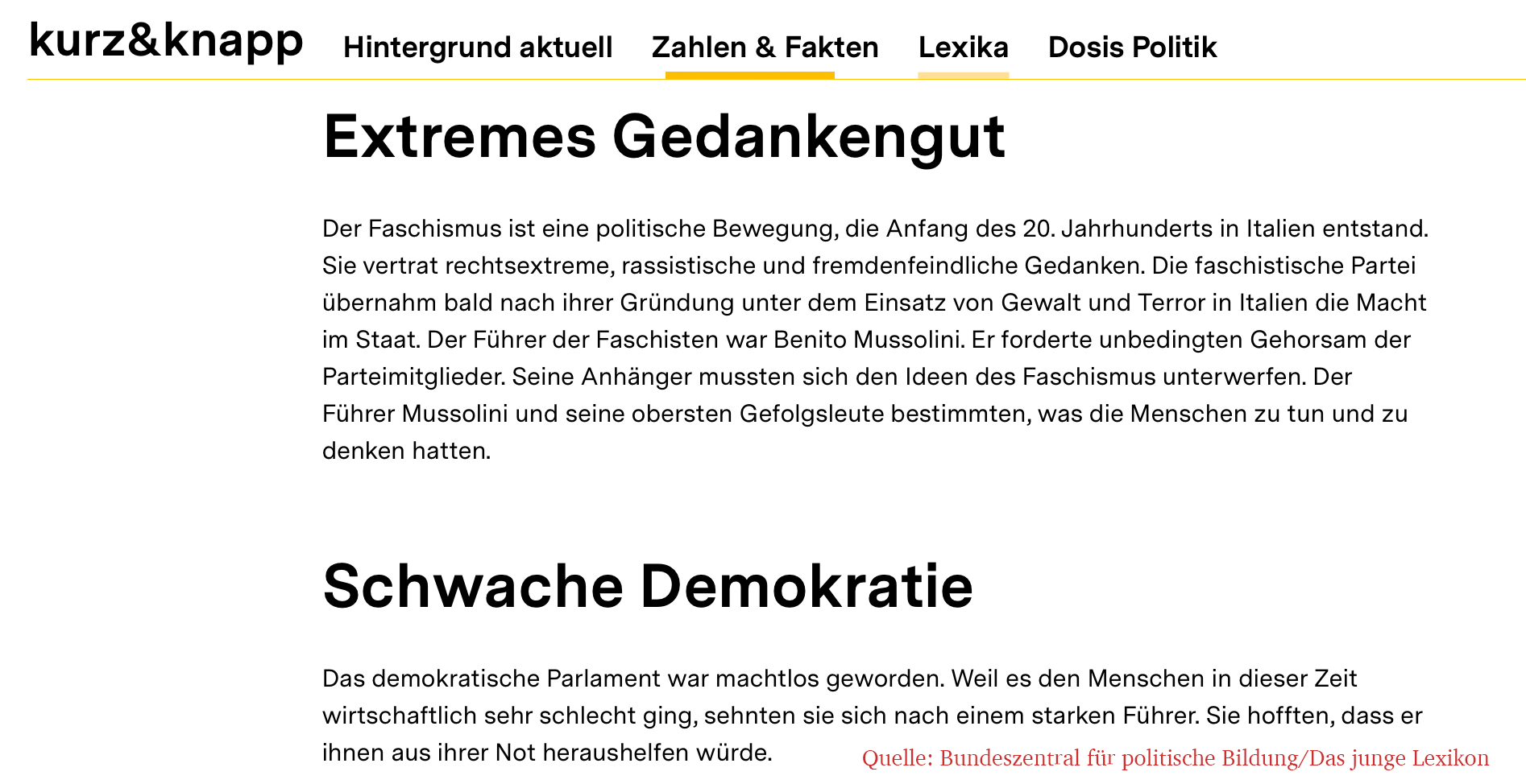 Quelle: Bundeszentrale für politische Bildung 